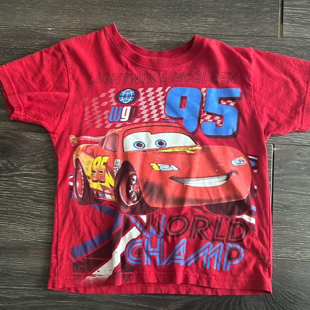 Kids Lightning McQueen shirt